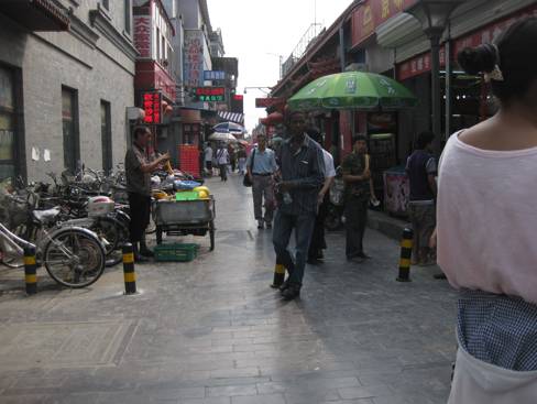 Jamaican on the streets of Tiananmen Jamaican on the streets of Tiananmen