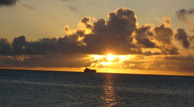 The Evolution of a Saipan Sunset